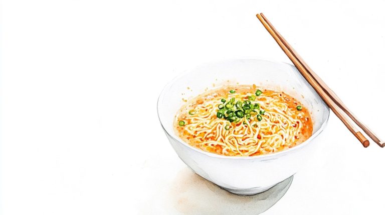 Hyperrealistic Ramen Watercolor