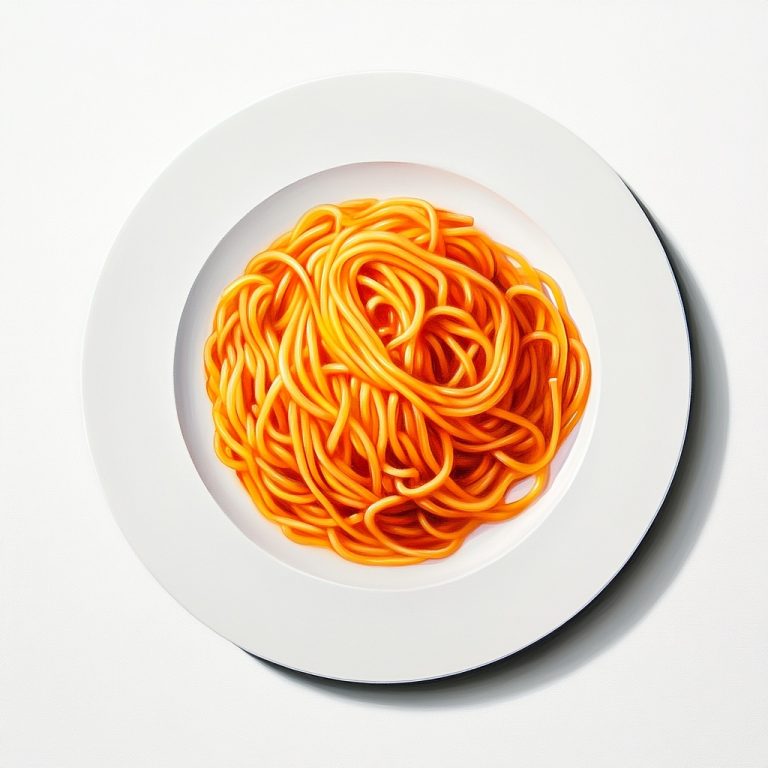 Hyperrealistic Spaghetti Painting