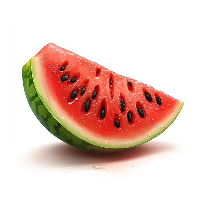 Hyperrealistic Watermelon Slice