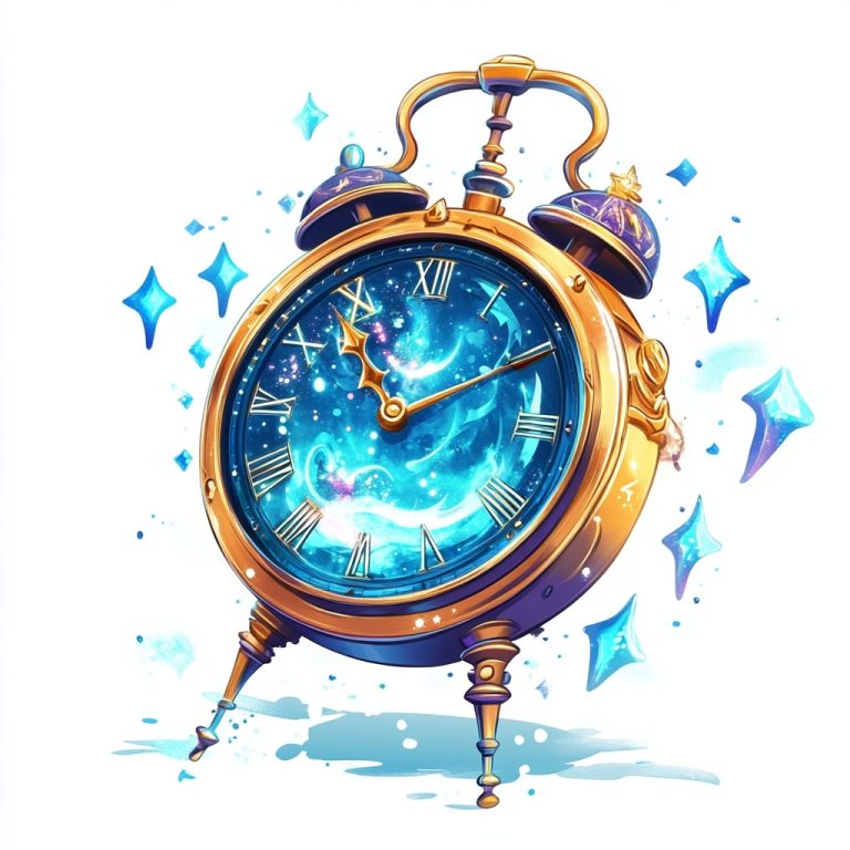 Illustrated Magical Clock