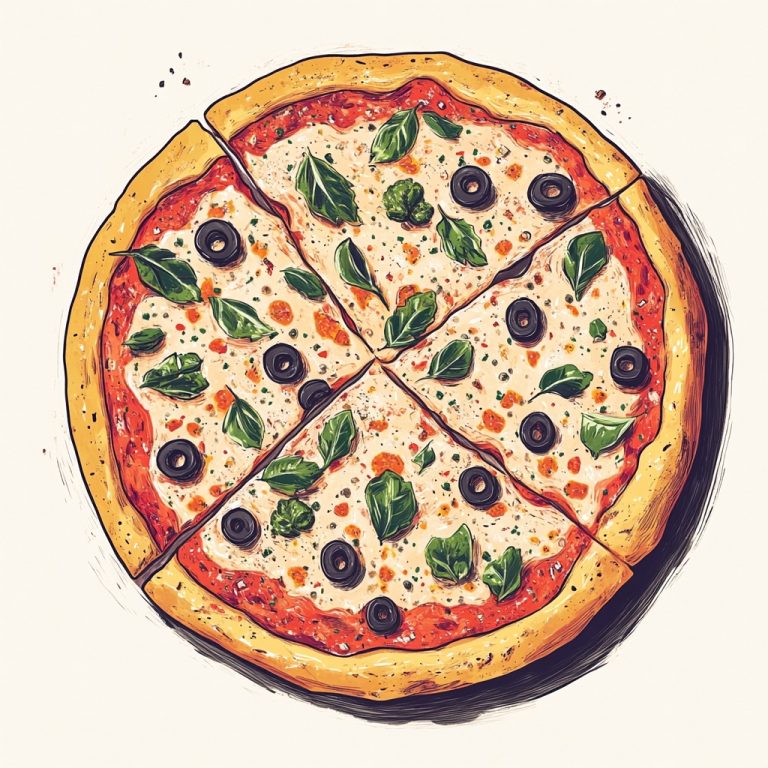 Illustrated Pizza Design