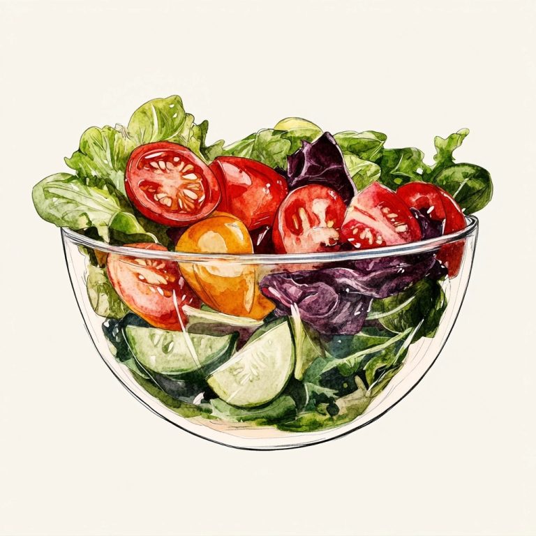 Illustrated Salad Design