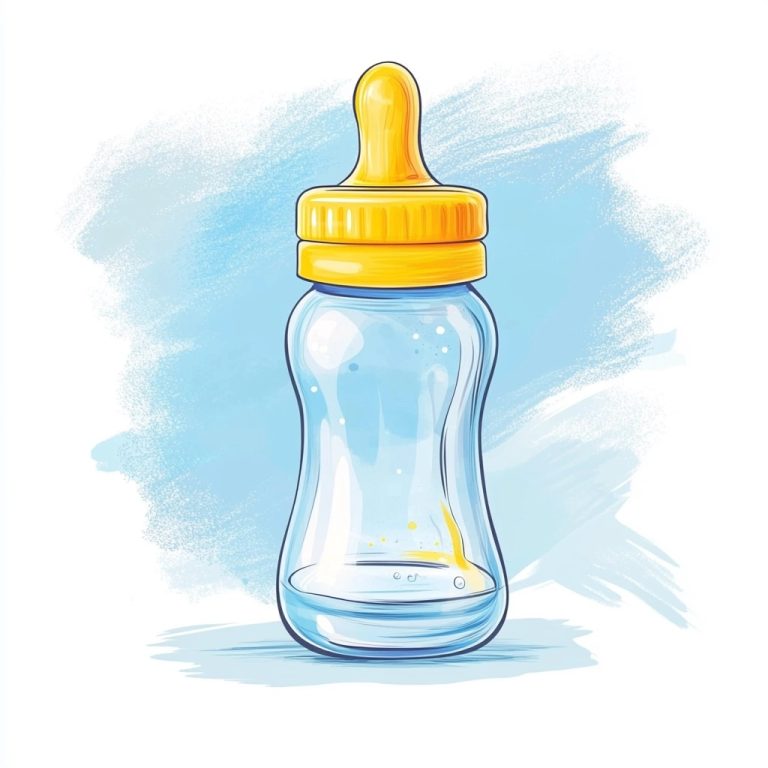 Illustration of Baby Bottle