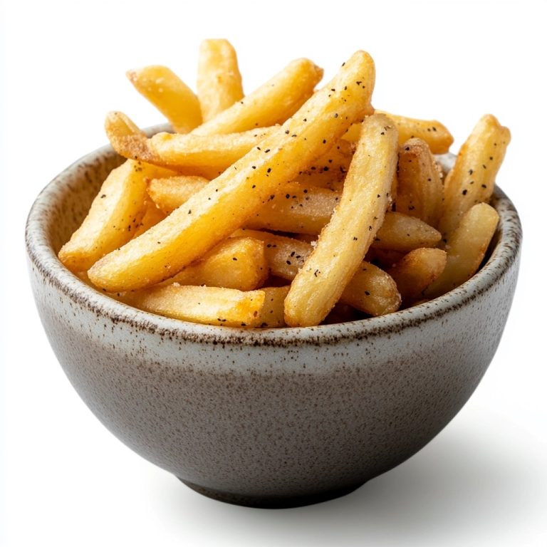 Isolated Bowl of Fries