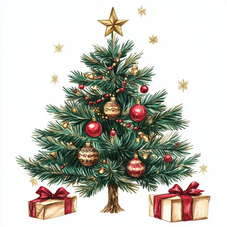 Isolated Christmas Clipart Collection