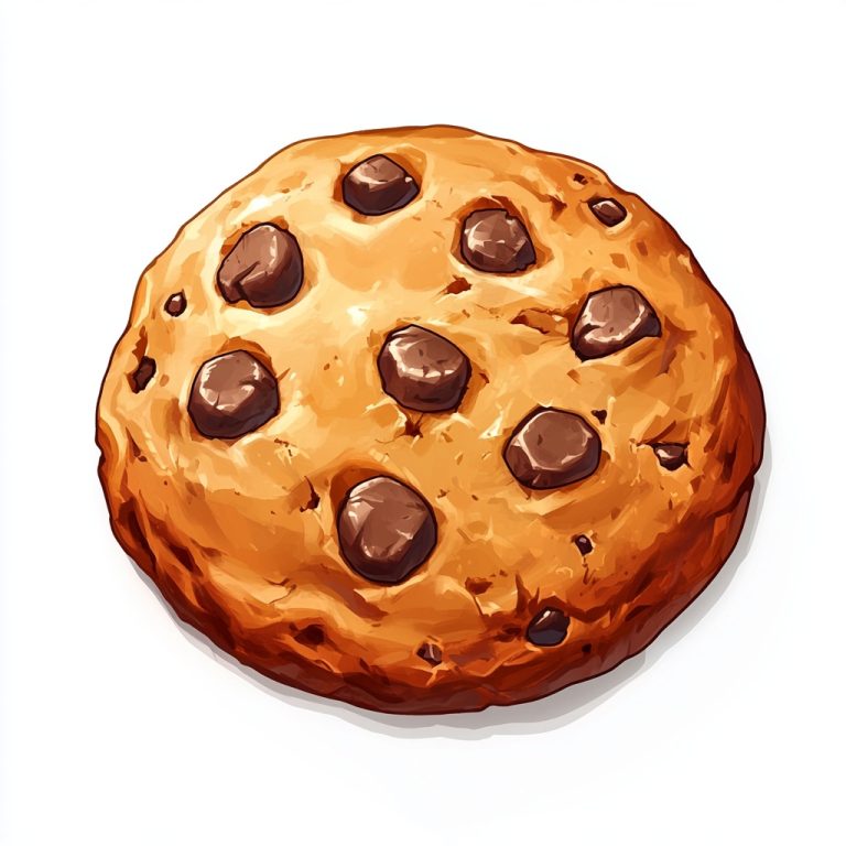 Isometric Brown Cookie Icon