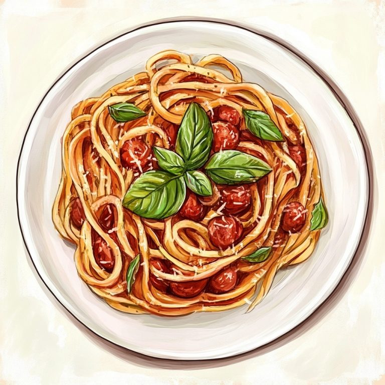 Italian Pasta Illustration