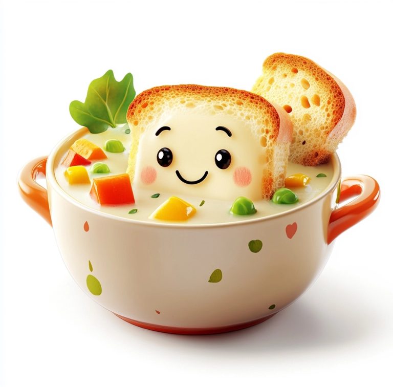 Kawaii Soup Bowl Rendering