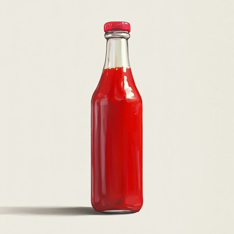 Ketchup Bottle Illustration