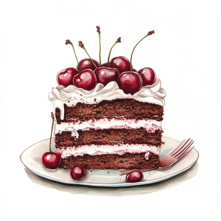 Layer Cake Illustration 2D