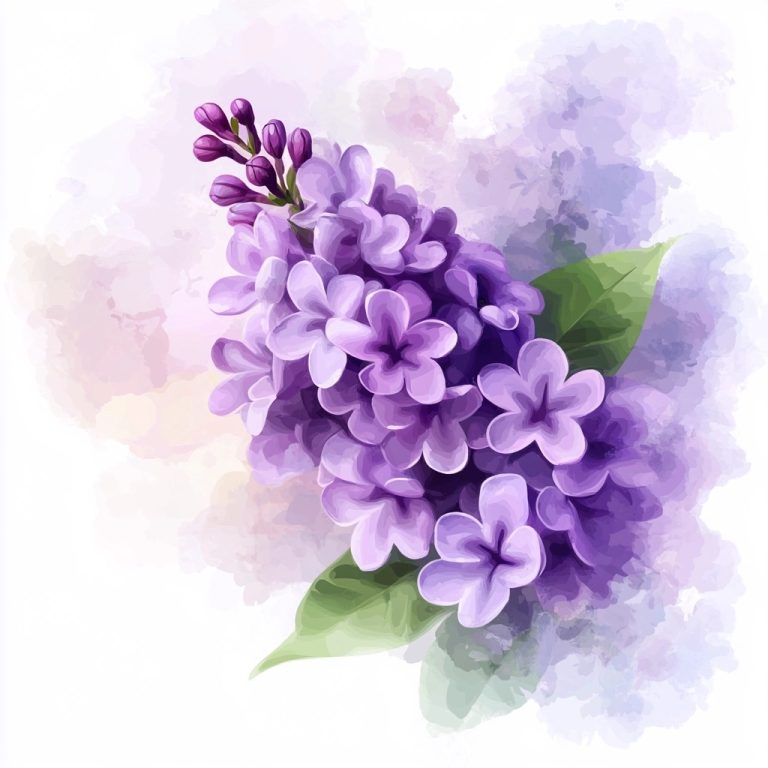 Lilac Color Study 4