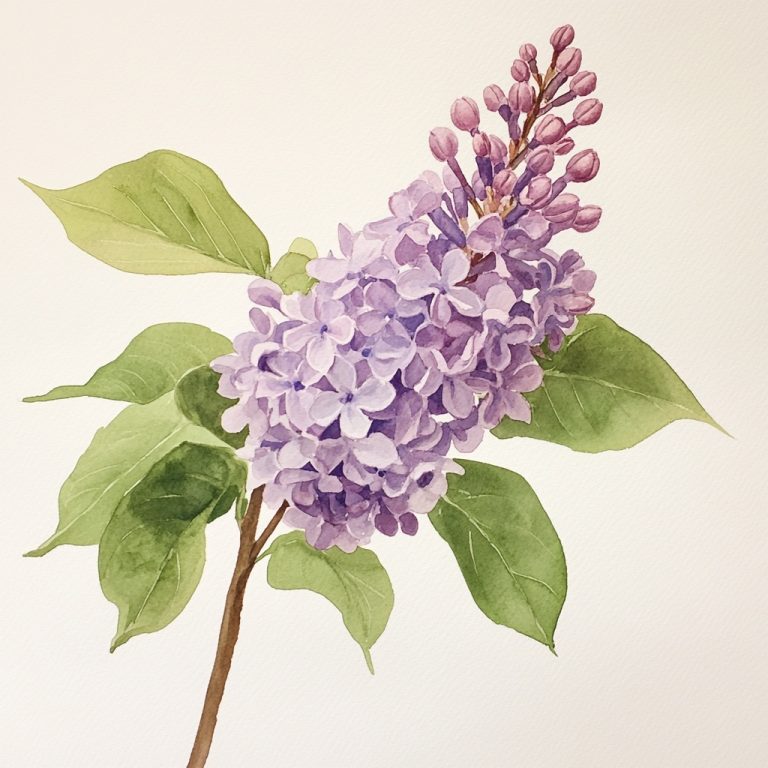 Lilac Color Study 6