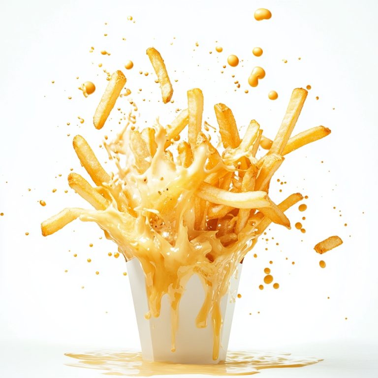 Liquid Explosion with Fries