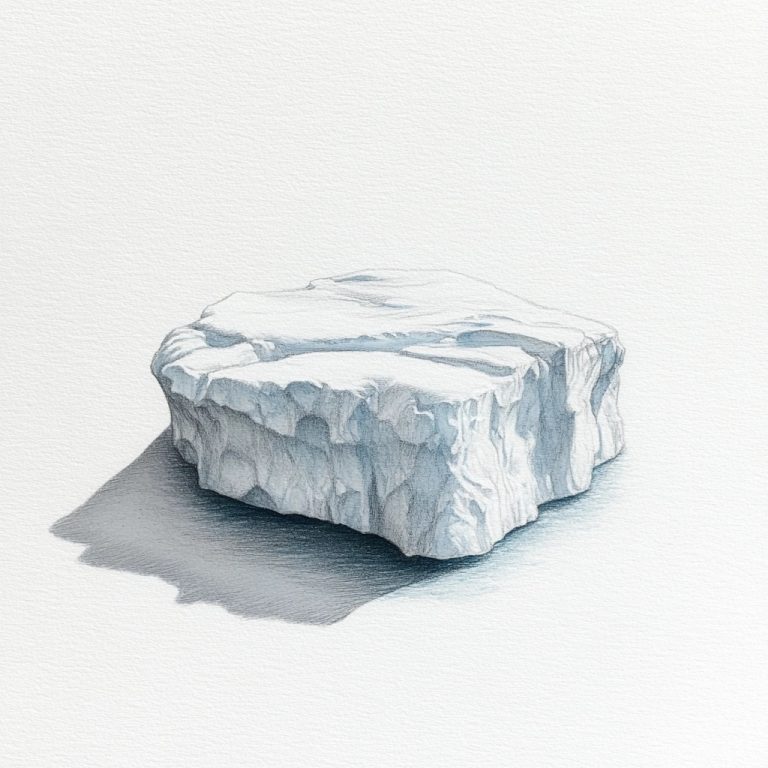 Miniature Glacier Drawing