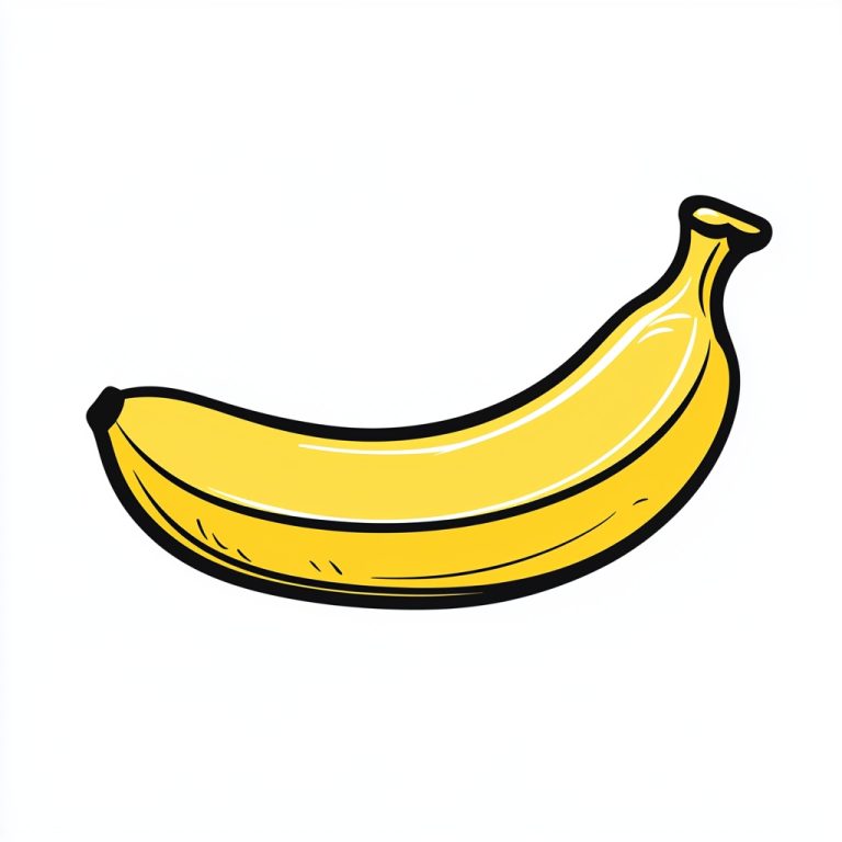 Minimal Clip Art Banana