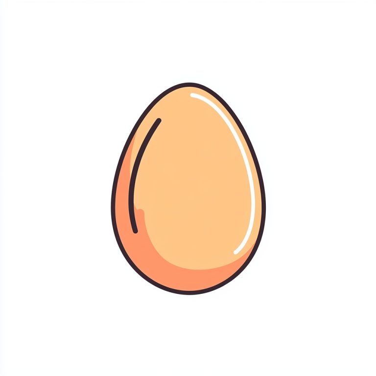 Minimal Line Egg Illustration