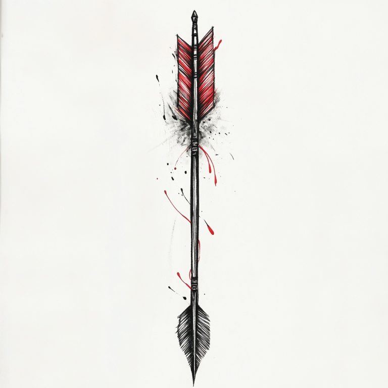 Minimalist Arrow Illustration