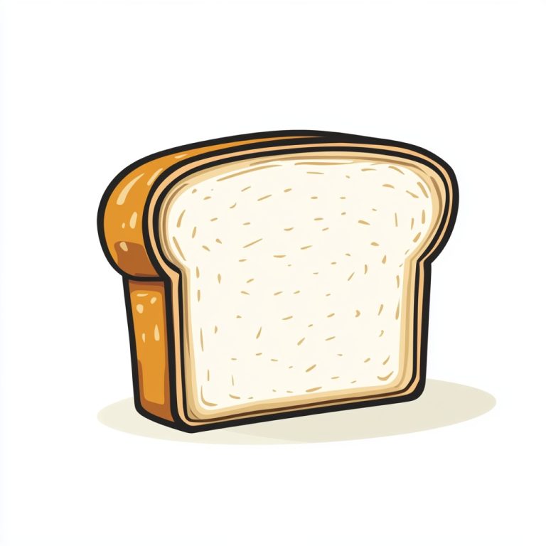 Minimalist Bread Slice Icon