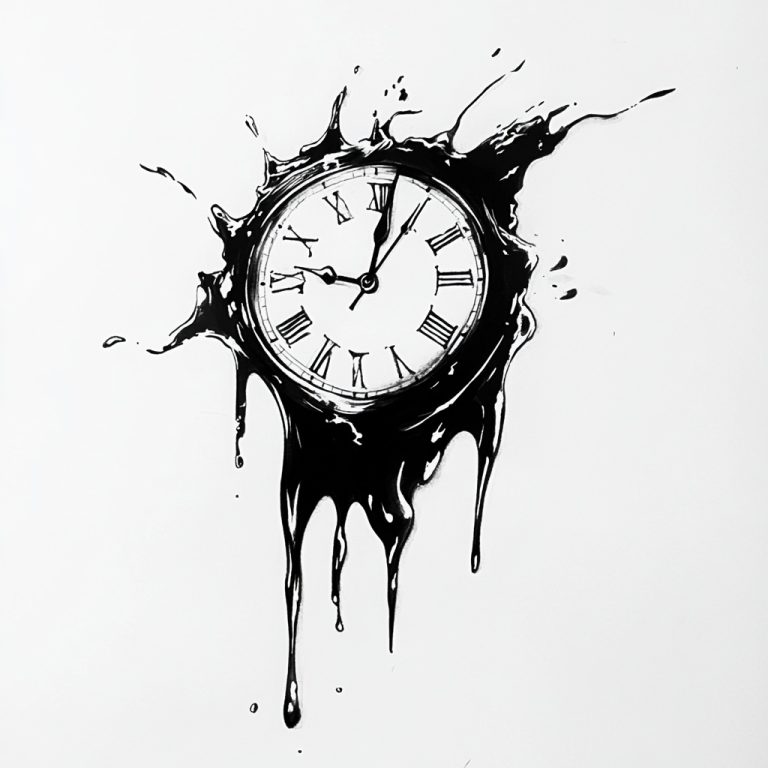 Minimalist Clock Sketch