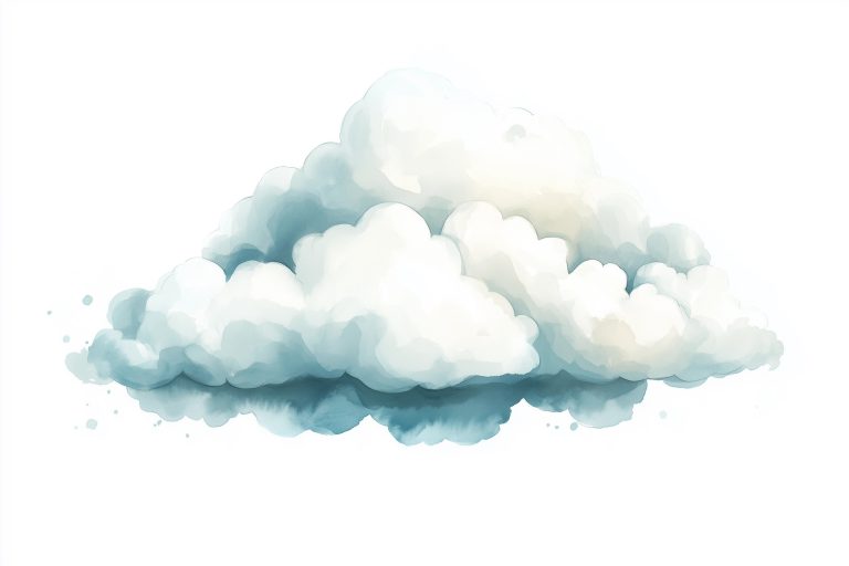 Minimalist Cloud Illustration scaled