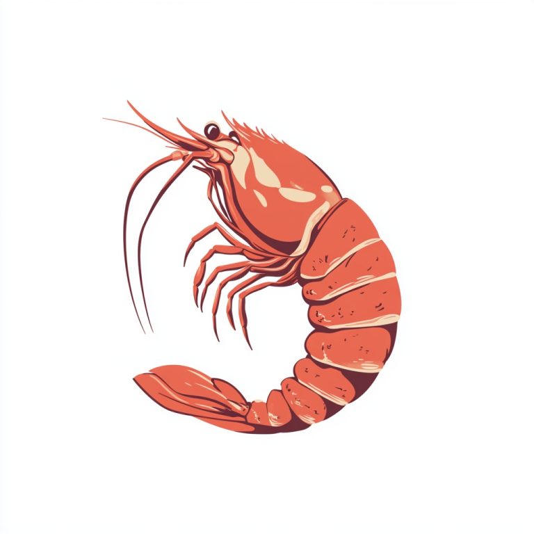 Minimalist Muscular Shrimp