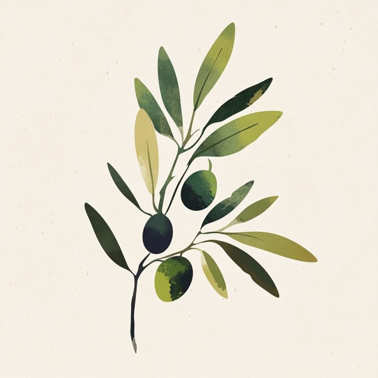 Minimalist Olive Oil Logo