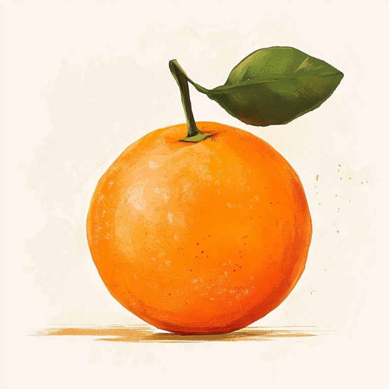 Minimalist Orange Illustration