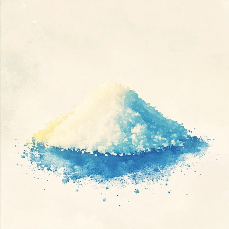 Minimalist Salt Pile Aesthetics