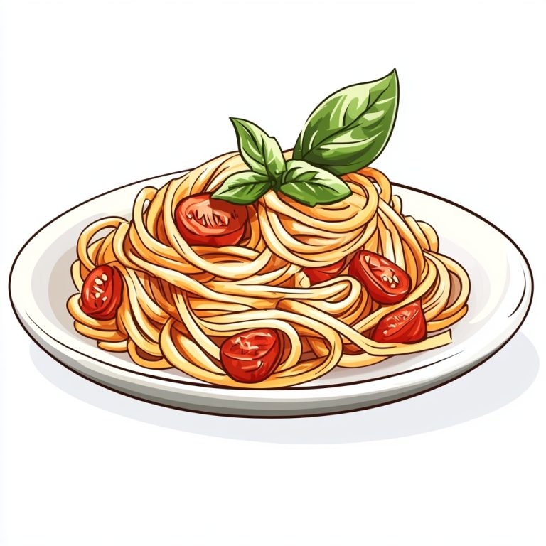 Minimalist Spaghetti Plate