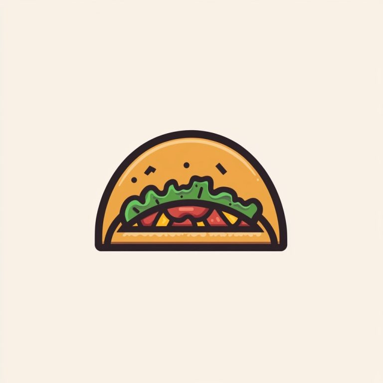 Minimalist Taco Icon