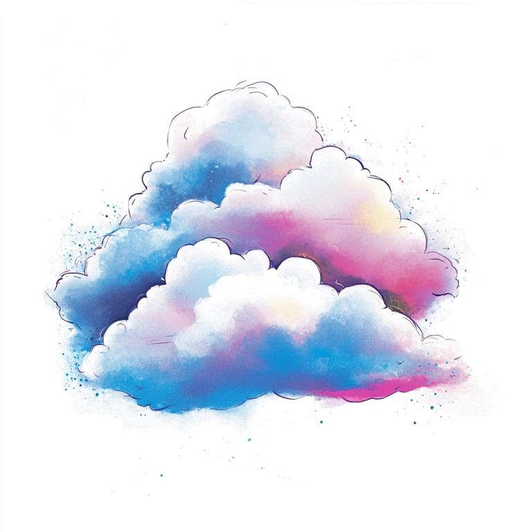 Minimalist White Clouds