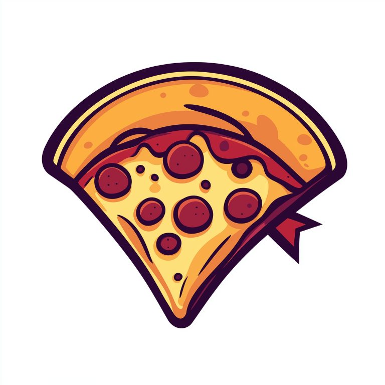 Modern Tech Pizza Badge