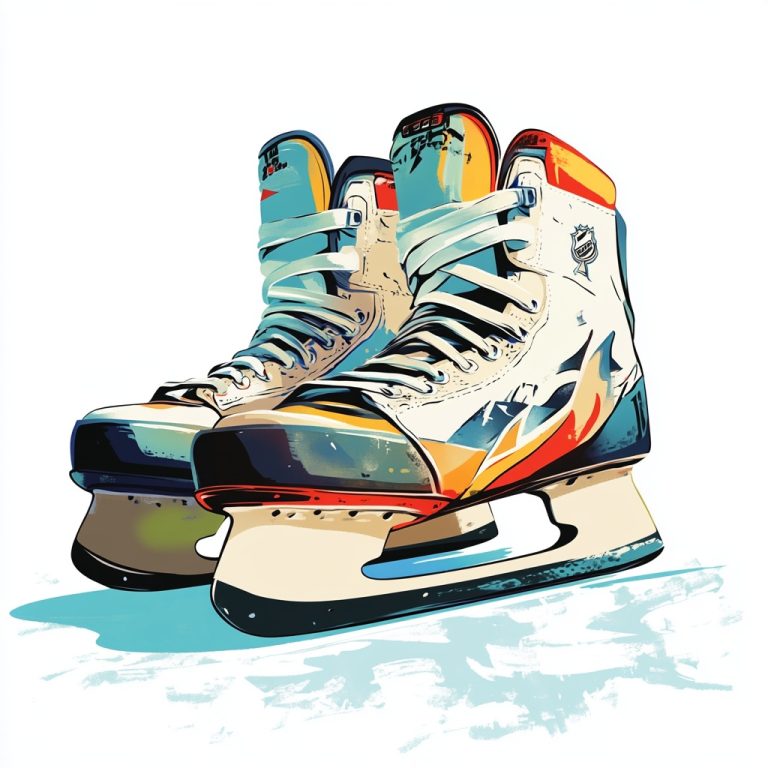 NHL Skates in Game Art