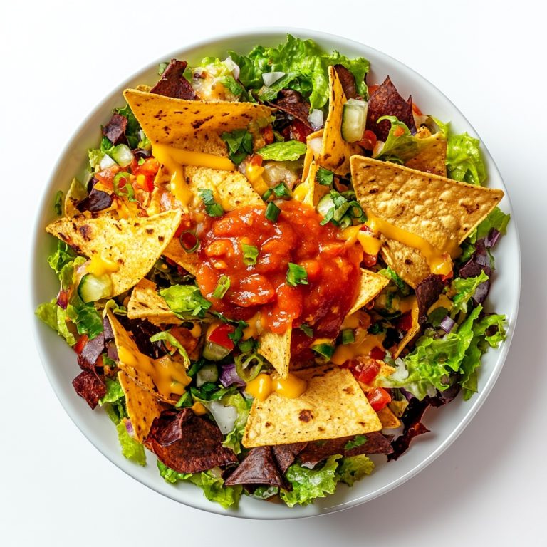 Nachos Salad with Salsa