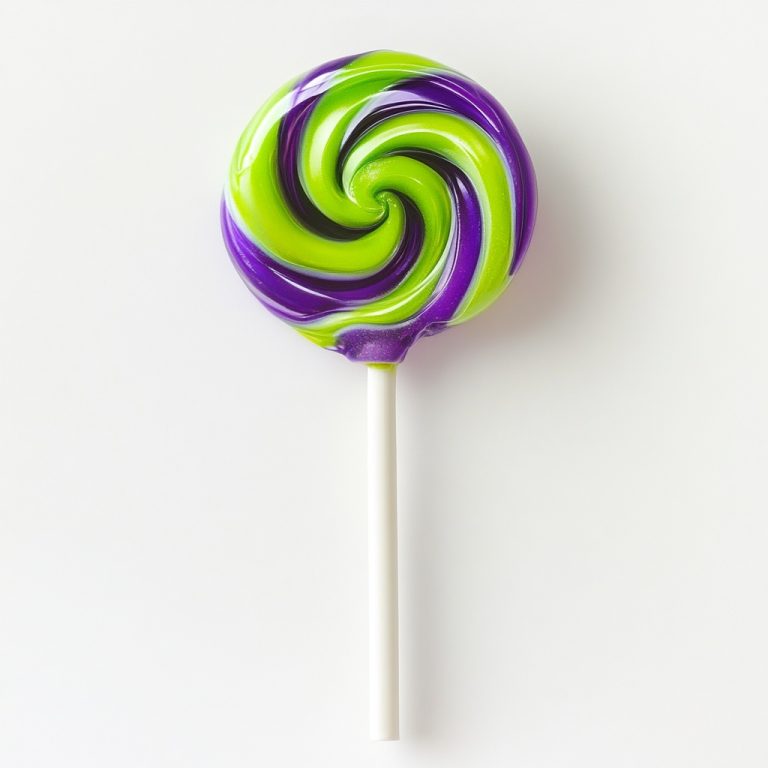 Neon Lollipop on White