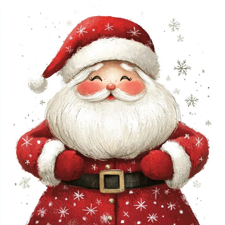 Nordic Mrs Claus Illustration