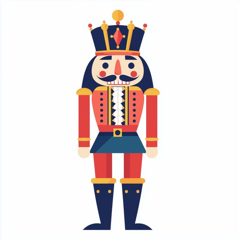 Nutcracker in Flat Design