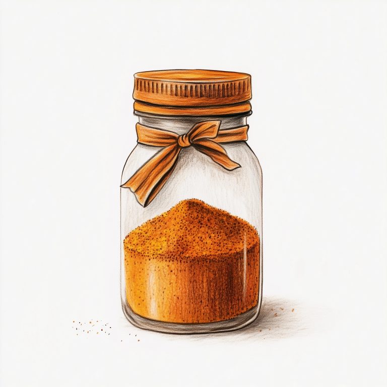 Nuvvula Podi Jar Illustration