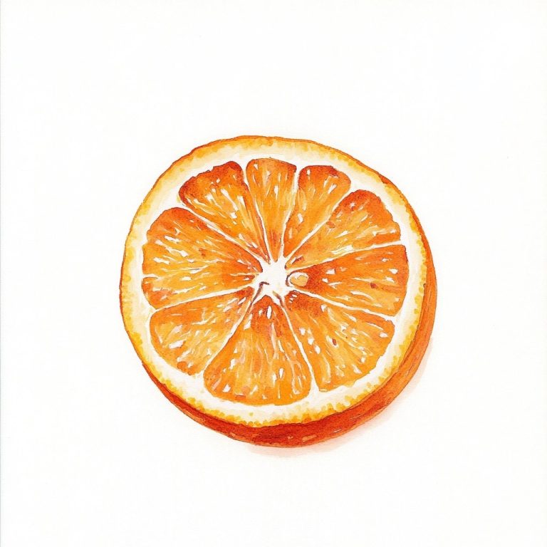 Orange Slice Illustration