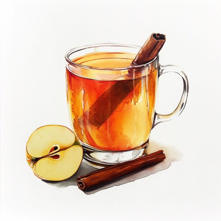 Painted Apple Cider Scene