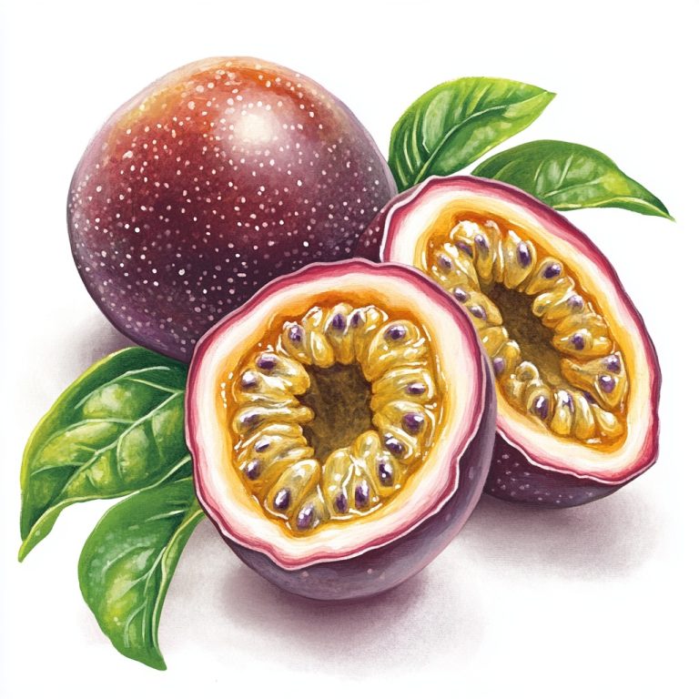 Passion Fruit Illustration