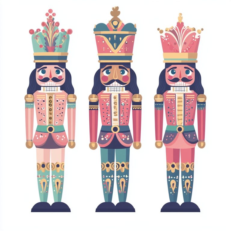 Pastel African American Nutcrackers