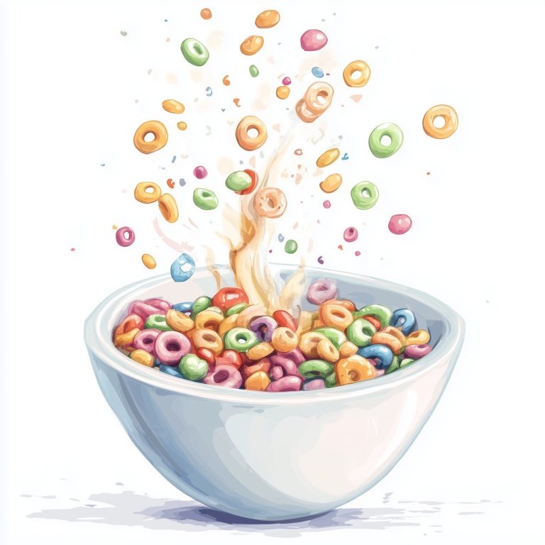 Pastel Cereal Advertisement