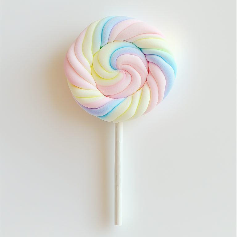 Pastel Marshmallow Lollipop