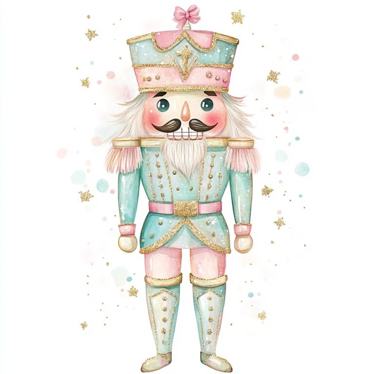 Pastel Nutcracker Illustration 1