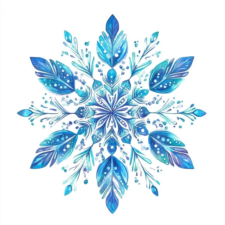 Pastel Snowflake T Shirt Design