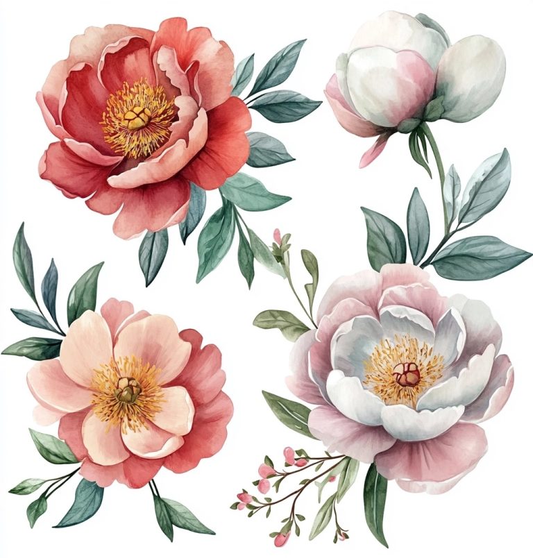 Peony Floral 4