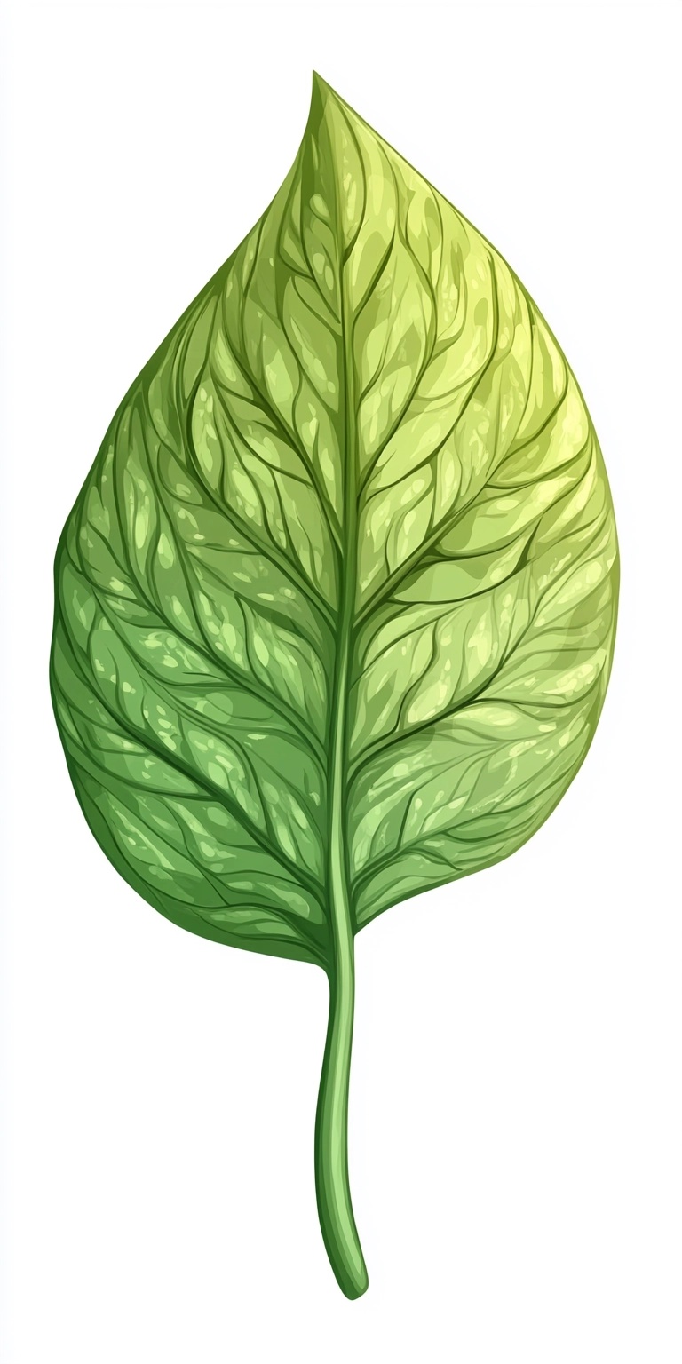 Photorealistic Alien Plant Leaf