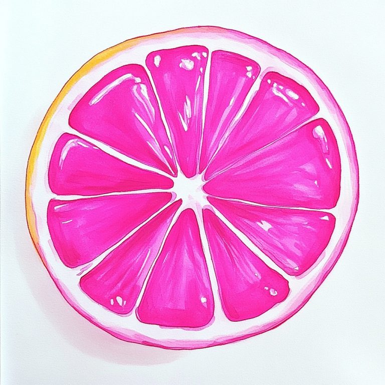 Pink Lemonade Gel Ink Slice