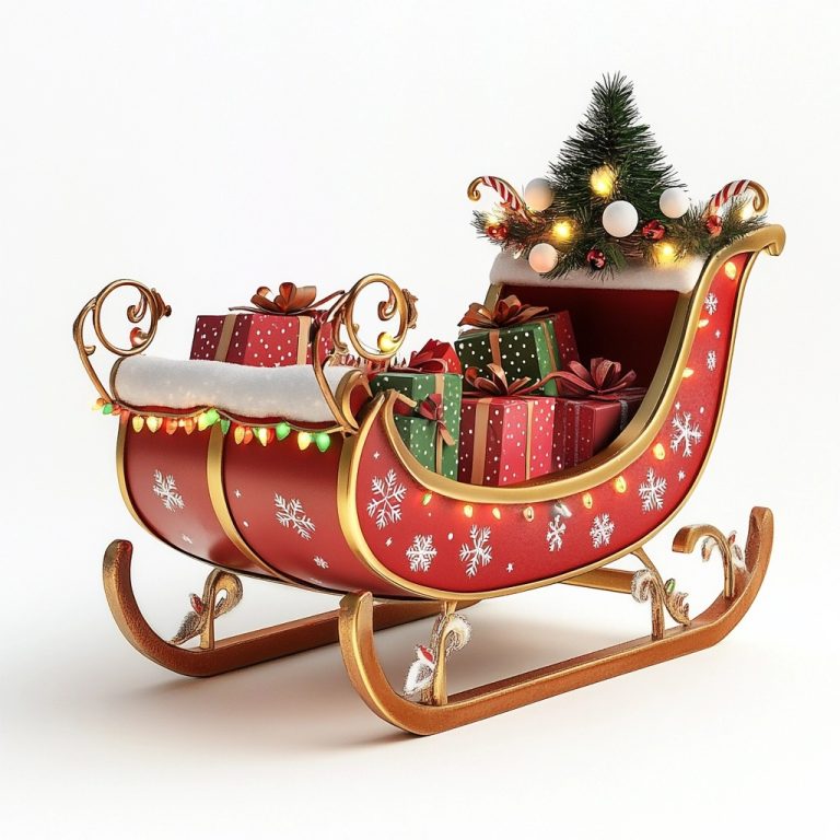 Pixar Christmas Sleigh Design